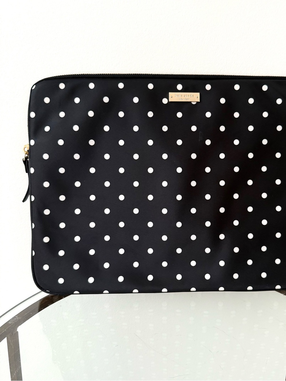 kate spade Black and White Polka Dot Laptop case